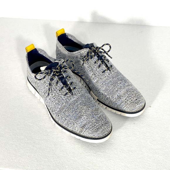 Like New Cole Haan Men Zerogrand Stitchlite Wingtip Oxford Shoes size 9 - Picture 1 of 12